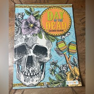 New Day of the Dead Advanced Coloring Book NWT Halloween